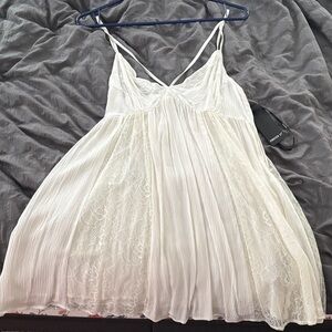 Forever 21 Cream Lace Mini Dress